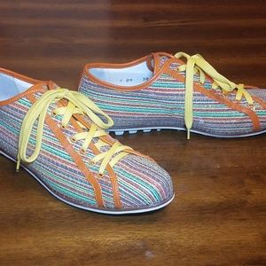 Vicini Italian Rainbow Shoes Sequins 38 US 9